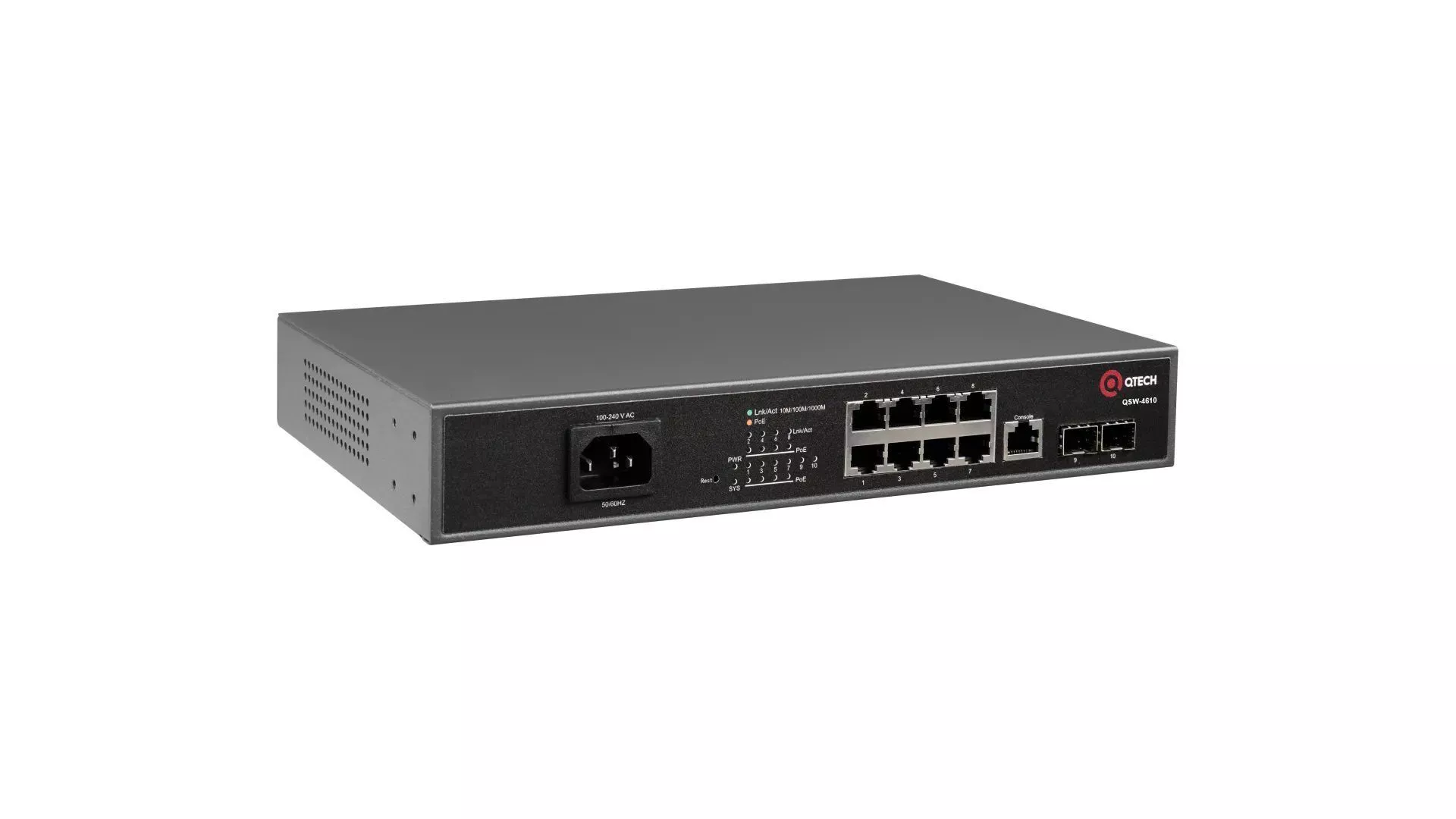 Коммутатор QTECH QSW-4610-10T-POE-AC