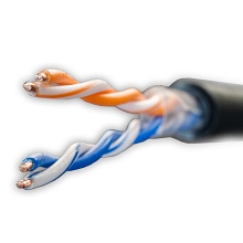 Кабель СУПР Median UTP 5e 2x2xAWG24 Cu PE Out. 500м (RUS) Кабель СУПР Median UTP 5e 2x2xAWG24 Cu PE Out. 500м (RUS)