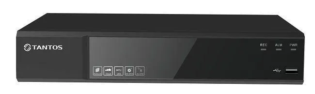 Сетевой 4 канальный регистратор для IP камер Tantos TSr-NV04154