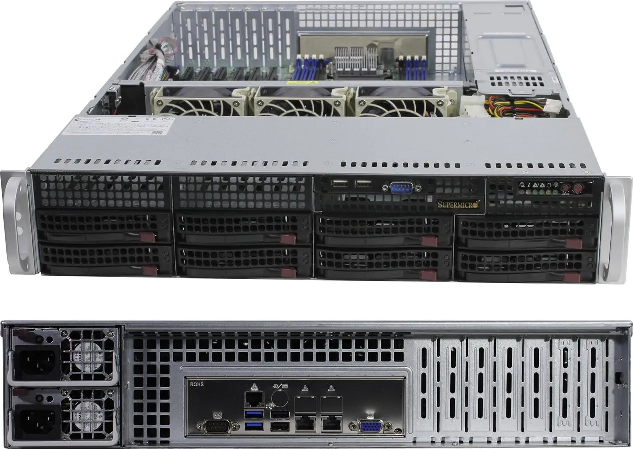 Двухпроцессорный сервер общего назначения ADVANTIX GS‑208‑S2