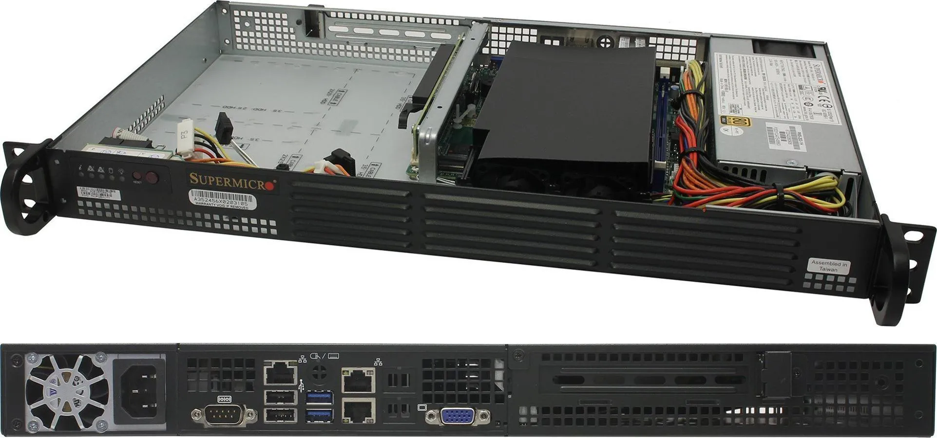 Компактный бюджетный 1U сервер ADVANTIX Intellect GS-102-E1